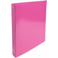 Exacompta - ref. 519296E - 1 Classeur rigide Pellicule Iderama - 4 anneaux ronds diametre 30 mm - Dos 40 mm - Dimensions exterie