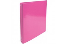 Exacompta - ref. 519296E - 1 Classeur rigide Pellicule Iderama - 4 anneaux ronds diametre 30 mm - Dos 40 mm - Dimensions exterie