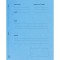 Exacompta 220102E Pack de 25 Chemise cartonnee sans rabat sans rabat pour Avocats 25 x 32 cm Turquoise