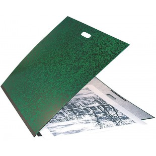 EXACOMPTA 542900E Carton a dessin Annonay avec elastiques et poignee 52x72 cm - Pour format raisin Vert