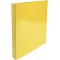 Exacompta classeur carton recouvert papier, papier-format a4, jaune