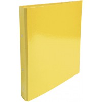 Exacompta classeur carton recouvert papier, papier-format a4, jaune