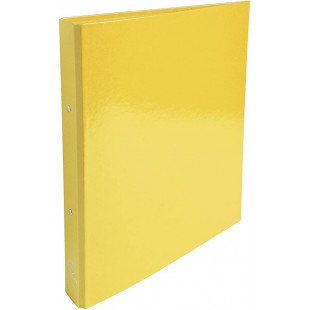Exacompta classeur carton recouvert papier, papier-format a4, jaune