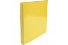Exacompta classeur carton recouvert papier, papier-format a4, jaune
