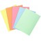 Exacompta - Ref. 850100E - Paquet de 100 sous-chemises SUPER 60 g/m2 aux couleurs pastel - sous chemises certifiees PEFC - dimen