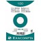 Exacompta 10809SE Paquet 100 Fiches sous film 10, 5 x 14, 8 cm ligne Non perforees Blanches