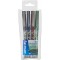 Pilot - V7 Hi-Tecpoint - Roller encre liquide - Pochette de 4 - Noir/Bleu/Rouge/Vert - Pointe moyenne