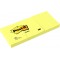 Post-it Lot de 3 Notes repositionnables 38 x 51 mm Jaune