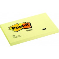 Lot de 12 : Post-It 655E feuilles 76 x 127 mm Jaune