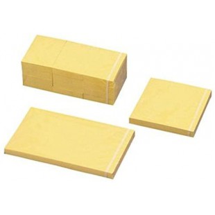 bloc-note repositionnable 127 x 76 mm jaune clair