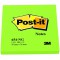 Post-it Notes repositionnables 76 x 76 mm Vert Neon