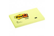 Post-It Bloc-Notes Jaune Neon 127 X 76 mm 100 Feuilles (655-Nge)