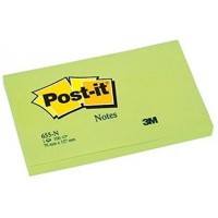 Post-It 655 NV Vert Pouch Autocollant