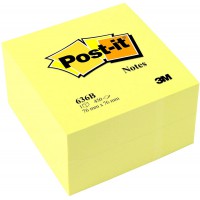 Post-it 636-B Cube 76 x 76 mm Jaune pastel