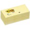 Post-It Note Jaune Pastel - 38 x 51mm - Lot de 12 Blocs