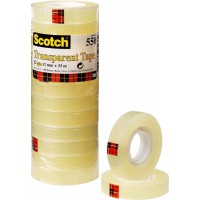 Lot de 12 : Scotch FT510283789 A.12 Ruban adhesive 12 x 33 mm