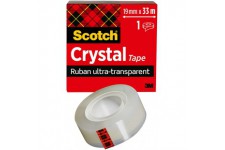 Scotch Crystal Ruban 19 mm x 33 m Transparent