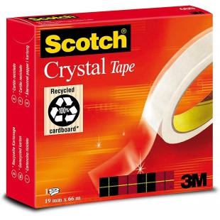 Scotch Crystal Ruban 19 mm x 66 m