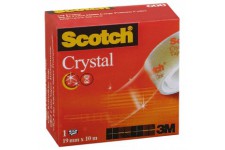 Scotch Ruban Crystal Clear 600 19mm x 10m boite individuelle