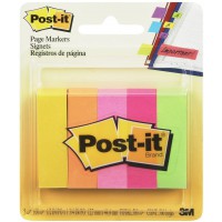 Post-it Marque-pages 15 x 50 mm Couleurs vives