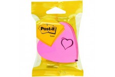 Post-it - L1032 - Note fantaisie - Forme coeur - 225 feuilles - Rose