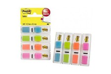 Post-it Lot de 4 marqueurs adhesifs 11,9 x 43,2 mm