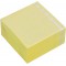 Tartan 7676C y bloc cube - 76 x 37 x 76 mm-poids: 63 g/m ² - 400 feuilles (jaune)