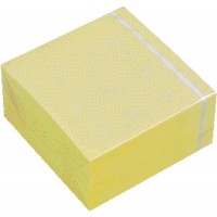 Tartan 7676C y bloc cube - 76 x 37 x 76 mm-poids: 63 g/m ² - 400 feuilles (jaune)