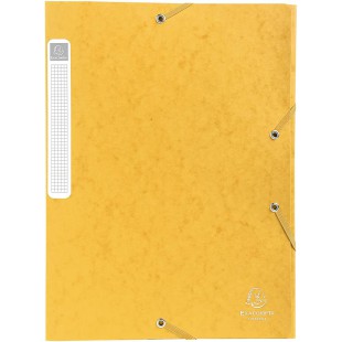 Exacompta - Ref. 14006H - 1 boite de classement avec elastiques CARTOBOX - Livree a plat - Dos de 4 cm - Carte lust