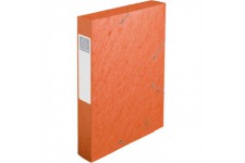 Exacompta - Ref. 16017H - 1 boite de classement avec elastiques CARTOBOX - Livree a plat - Dos de 6 cm - carte lust