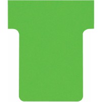 Nobo, Lot de 100 fiches T pour planning, Indice 1,5, Vert, 2001505