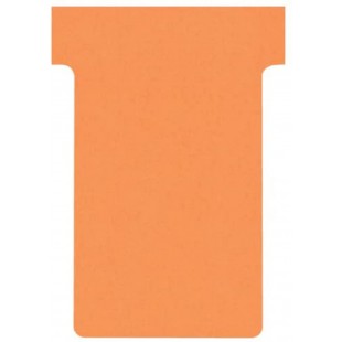 Nobo, Lot de 100 fiches T pour planning, Indice 2, Orange, 2002009