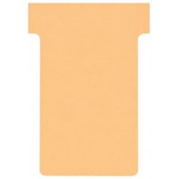 Nobo, Lot de 100 fiches T pour planning, Indice 2, Beige, 2002011