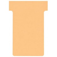 Nobo, Lot de 100 fiches T pour planning, Indice 2, Beige, 2002011