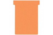 Nobo, Lot de 100 fiches T pour planning, Indice 3, Orange, 2003009
