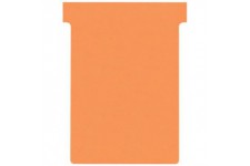 Nobo, Lot de 100 fiches T pour planning, Indice 3, Orange, 2003009