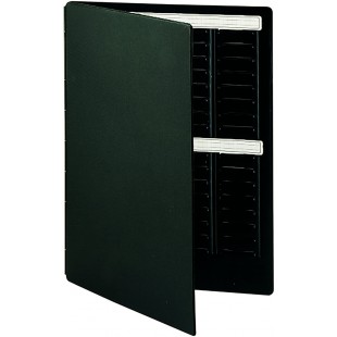 Nobo - Mini Planning a  Fiches T, Portable, 2 Volets, 4 Colonnes & 17 Fentes, Indice 1.5, 3084000
