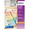 AVERY - Intercalaires ReadyIndex a  6 touches numeriques (1-6) en couleurs assorties, Page de sommaire personnalisable et imprim