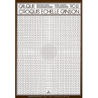 Canson Calque Satin Croquis echelle 200017143 Papier calque A4 21 x 29,7 cm Translucide
