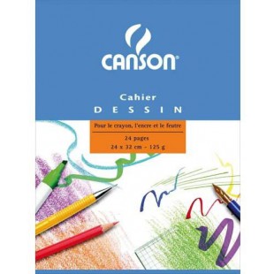 Canson 200027109 Cahier a dessin 245x315 24 pages