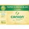 CANSON Pochette papier a  dessin blanc "C" a  GRAIN A4 12 feuilles 224g/m²