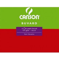 Lot de 25 : Canson 200091123 Feuille de papier buvard Format 50 x 65 cm 250 g Blanc 