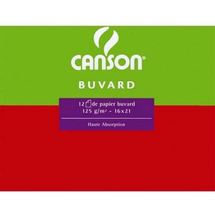 Lot de 25 : Canson 200091123 Feuille de papier buvard Format 50 x 65 cm 250 g Blanc 