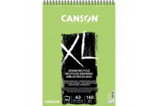 CANSON Album 50 feuilles XL® RECYCLe - spirale petit cote - A3 160g/m²