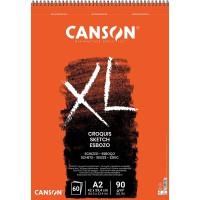 Canson XL Croquis Papier a  dessin 60 feuilles A2 42 x 59,4 cm 90 g Ivoire