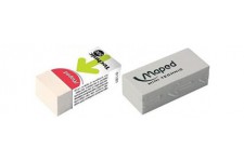 MAPED Gommes en plastique Mini Technic 300 blanche