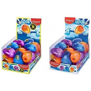 Lot de 24 : Maped 32211 Igloo Taille-Crayon un seul unite -assorti pour gaucher