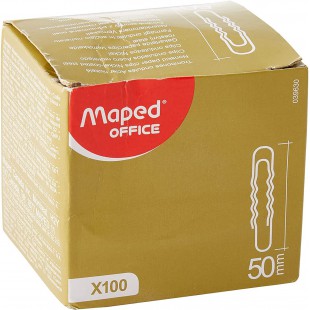 MAPED 48624 Boite de 100 Trombones 50 mm