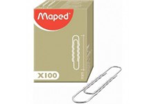 MAPED 48625 Boite de 100 Trombones 77 mm