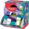 Presentoir de 20 petits monstres en caoutchouc - Couleurs assorties - ecran x 20 unites